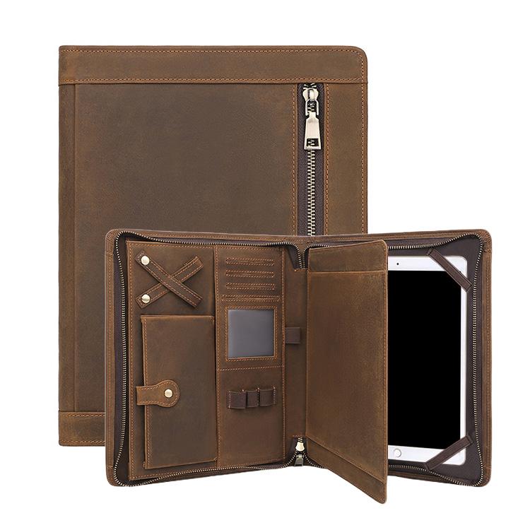 iPad 7 (2019 10.2Inch) | RETRO ZIPPER CASE Brown Apple iPad Brown